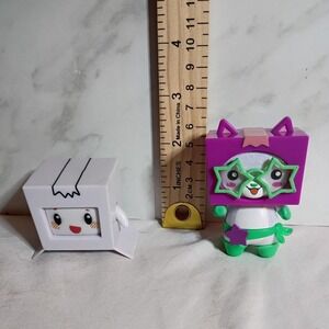 LankyBox Boxy and Foxy Mini Figures Bonkers Toy Co Happy Friendz LLC Set of 2